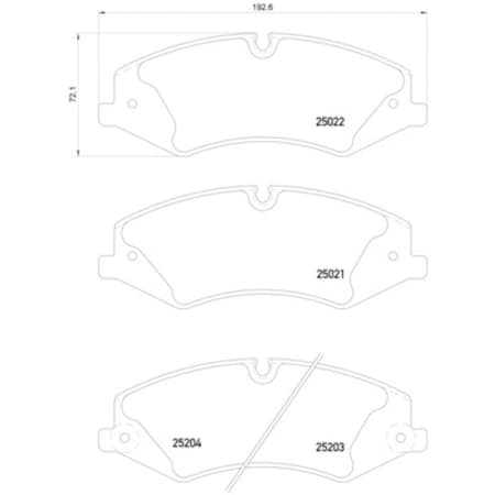 Pagid Brakes Disc Brake Pad, 355015551 355015551
